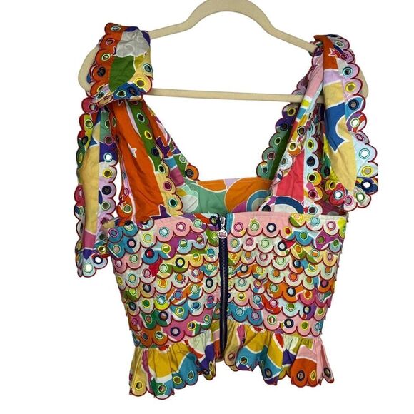 CeliaB Colorful Maia Top in Multi Sz. XS - Picture 7 of 11